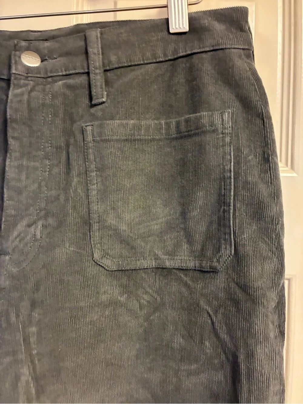 J. Crew Sailer Slime- Wide Leg Corduroy Charcoal pants size 30